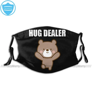 

Bear Mouth Face Mask Hug Dealer Teddy Bear Facial Mask Kawai Cool with 2 Filters for Adult
