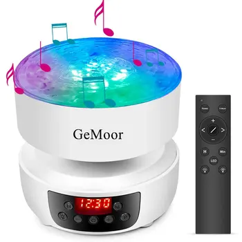 

Ocean Wave Projector Night Light Kids Adults Projection Lamp with Remote Control/Timer/Music Player for Bedroom and Living Room