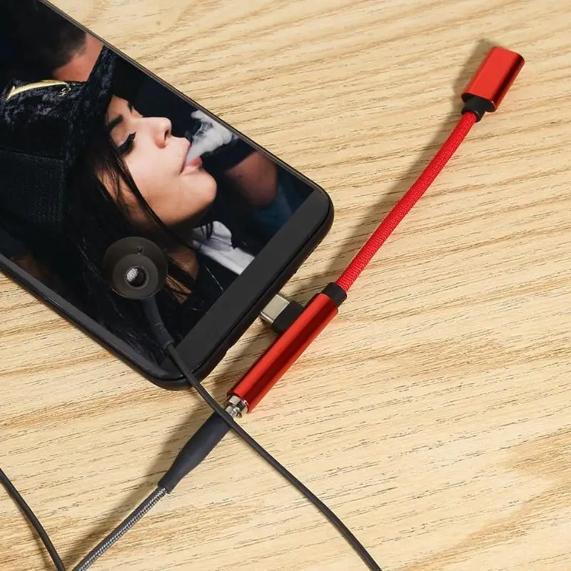 2 в 1 type C до 3,5 мм кабель аудио Музыка зарядный адаптер для телефона USB C