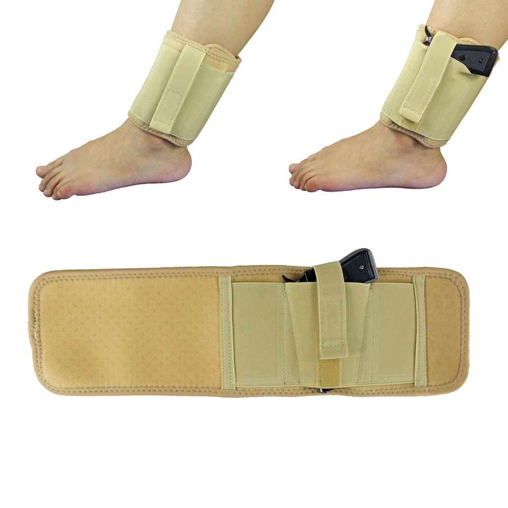 

Elite Duty Concealed Carry Pistol Ankle Holster Ventilated Neoprene Ambidextrous Nylon Conceal Carry