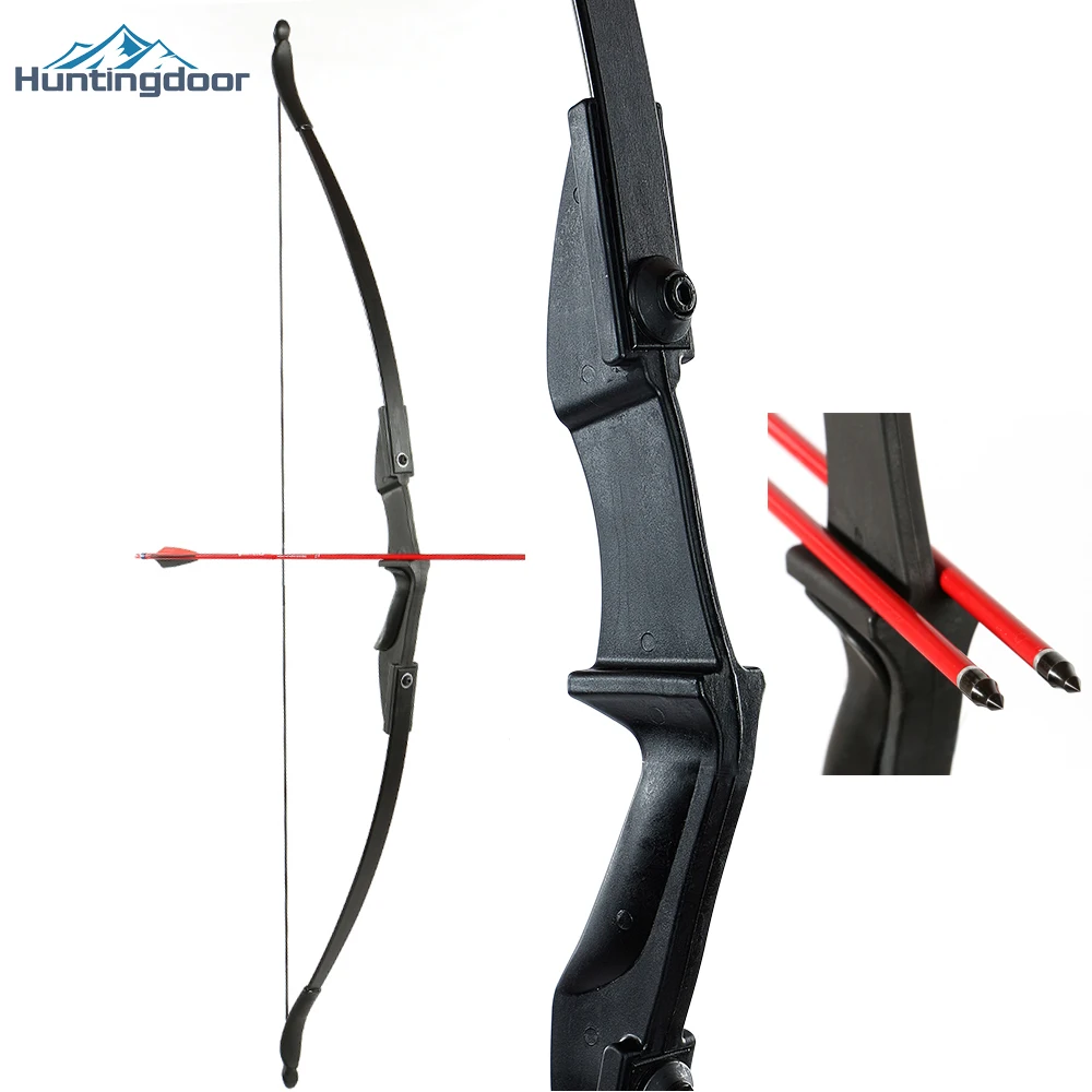 

Huntingdoor 30lbs/40lbs Recurve Bow and Arrows Set Right Hand&Left Hand Double Arrow for Shooting Hunting Games Outdoor Sports