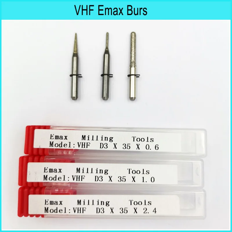 VHF дисиликат лития/Emax инструменты для фрезерного станка 0 6 1 2 4 мм Emax | Красота и