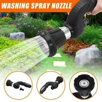 

Mighty Power Hose Blaster Fireman Nozzle Lawn Garden Super Powerful Home Original Car Washing by Bulb Head Wash Water Your Lawn