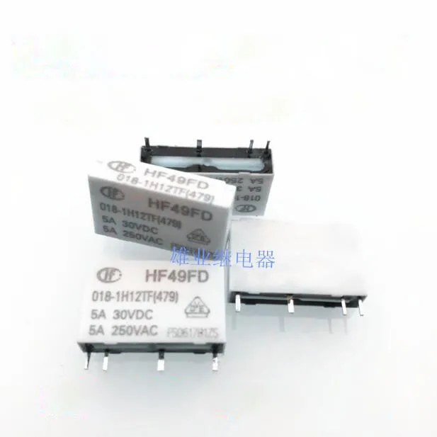 10 шт./лот Новое реле 18 в HF49FD 018-1H12TF пост. Тока HF49FD0181H12TF 5A 250 перем. 4 контакта |