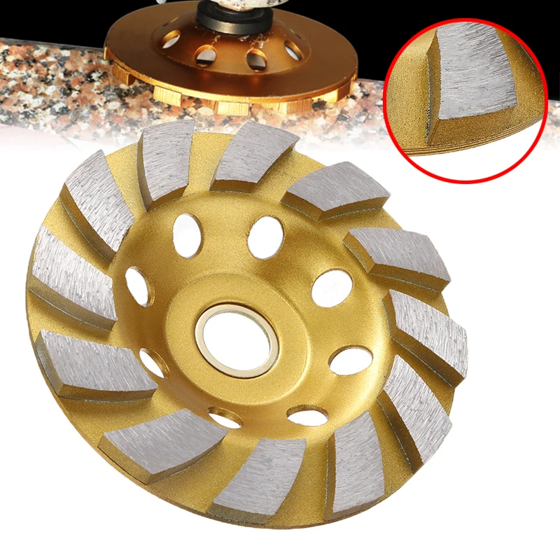100mm Diamond Coated Grinding Wheel Disc-Gold For Carbide Stone Angle Grinder*1 