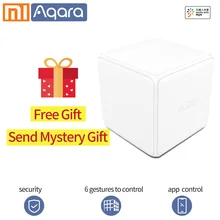 Aqara контроллер Magic Cube беспроводной переключатель Xiao mi умный дом датчик 6 жестов датчик ZigBee mi home приложение подключение