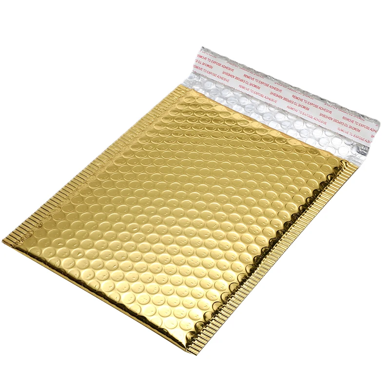 50 Вт, 30 Вт/10/5 шт./лот разных золотое покрытие Бумага воздушно-пузырчатой упаковочной пленкой сумки пересылая проложенные пересылая конверт пузырьковый почтовый пакет