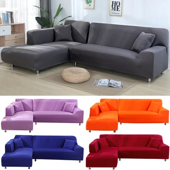 

Solid Color Sofa Cover Spandex Elastic Stretch Sofa Cover Couchcase Living Room Dustproof Slipover Sofa Cover Furniture Decor