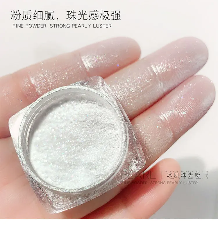 1g powder box pearl nail powder