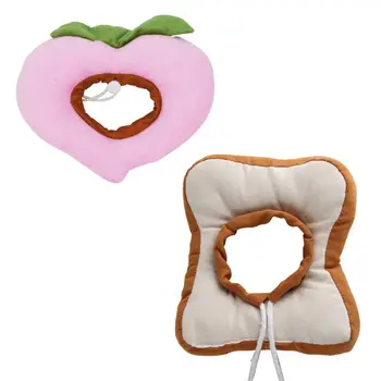 

Cute Adjustable Cat Soft Neck Collar Wound Healing Anti-Bite Recovery Protection Cone Collars for Pet Kitten Supplies C42