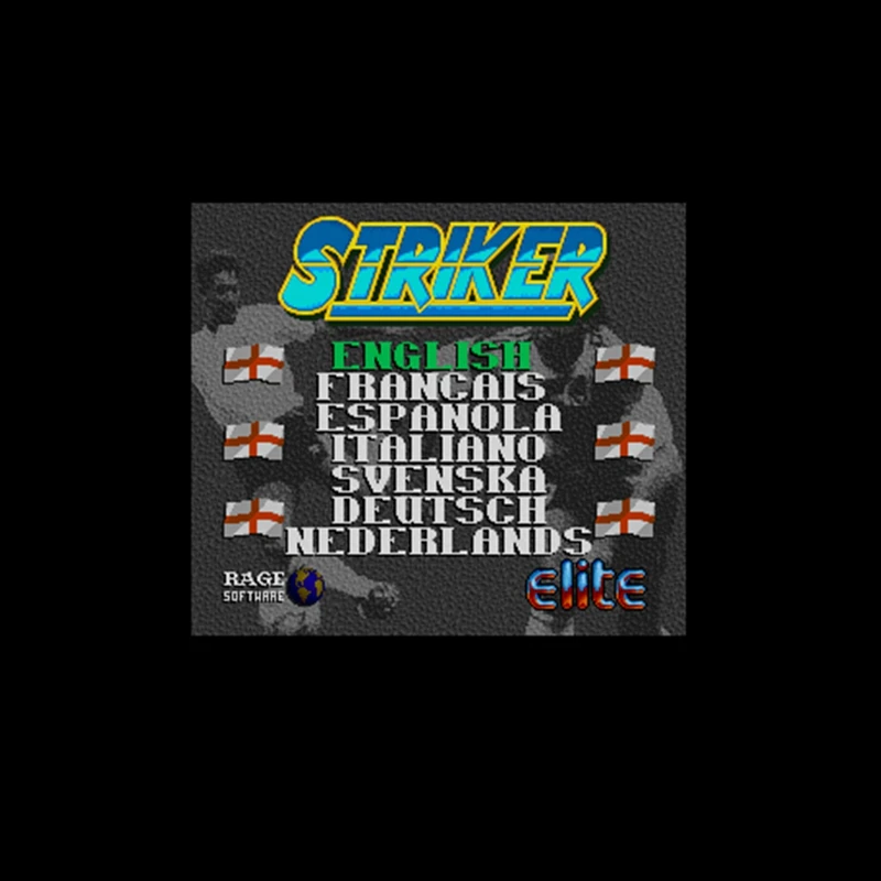 Игровая карта Striker NTSC 16 бит 46 пин большая серая для игроков в США | Электроника