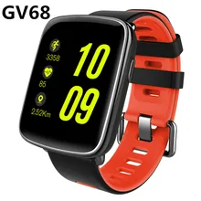 Умные часы GV68 MTK2502 Bluetooth 4,0 SmartWatch Reloj Inteligente непроницаемый IP68 Поддержка iphone Android pk kw18