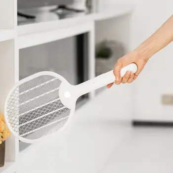 

Electric Mosquito Swatter Rechargeable Household Electric Fly Swatter Powerful Battery Multifunctional Mosquito Killer