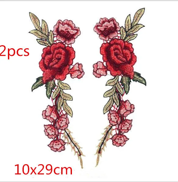 New-Floral-Roses-Butterfly-Flowers-Embroidery-Iron-On-Patches-Applique-Sew-Badge-Craft-Embroidered-DIY-For(1)