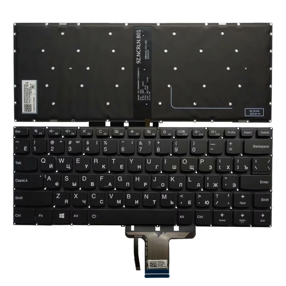 

Русская/Русская клавиатура для Lenovo Yoga 710-14IKB 710-14ISK 710-15IKB 710-15ISK 510-14AST 510-14IKB 510-14ISK Flex 4-14 Flex 4-1470