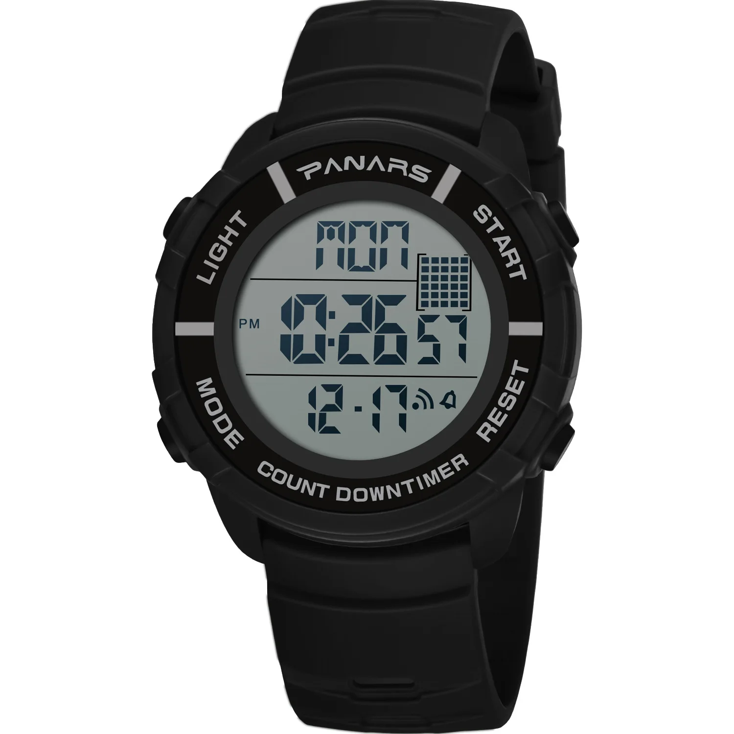 

PA Resistance When Brand Hot Sales-Men Sports Electronic Watch Two Time with Alarm Clock Night Light Display Watches Wholesale