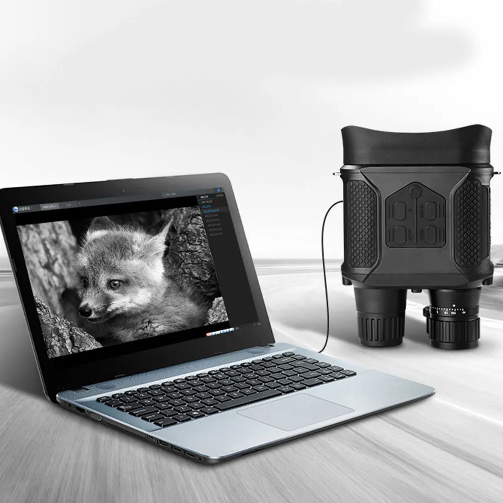 Увеличительное охотничье TFT lcd инфракрасное ночное видение Камера уличная Цифровая видеокамера бинокль HD
