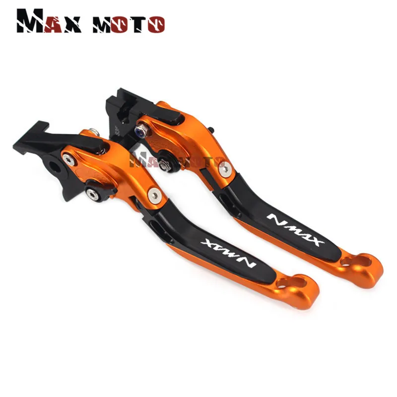 Для YAMAHA NMAX 155 125 NMAX155 NMAX125 N-MAX 155 125- мотоциклетные Складные Выдвижные Тормозные Рычаги Сцепления Логотип NMAX - Цвет: L