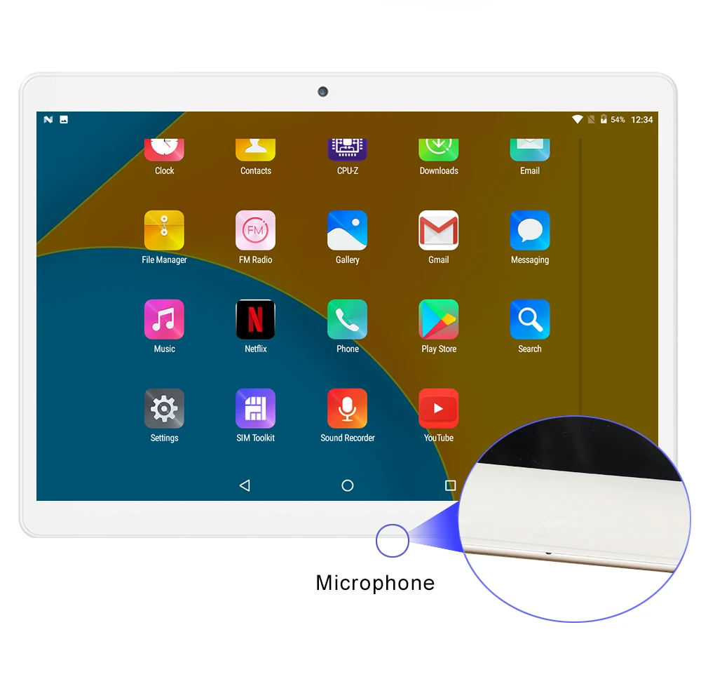 2021 New 10 Inch Android 9.0 Tablet PC 4G 32GB Octa Core Tablets WiFi Bluetooth GPS 4G Call Learning Game WIFI for Children's newest galaxy tablet