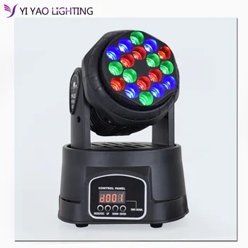 

Disco light Moving Head Beam Lights 18x3w RGB DMX 512 stage light For DJ Nightclub Disco Lights Party Stage Lighting Effect