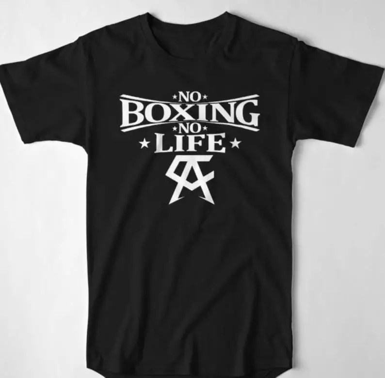 Canelo No Boxing Life Kickboxing Inspired Muay Thai T-Shirt Cotton O-Neck Short Sleeve Men's T Shirt | Мужская одежда