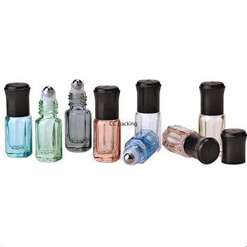 

New design 3ml 6ml octagonal glass bottles roller bottles empty roll on bottles,Attar Luxury Fancy Essential oil Bottle samples