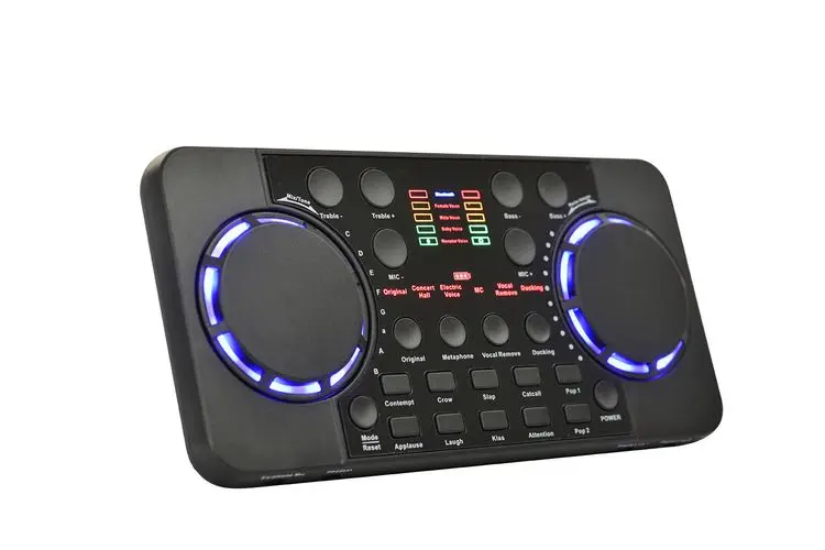 Mini Cell Phone Sound Card Audio Set Interface External Usb Live Microphone Sound Card Bluetooth Function for Mobile Phone