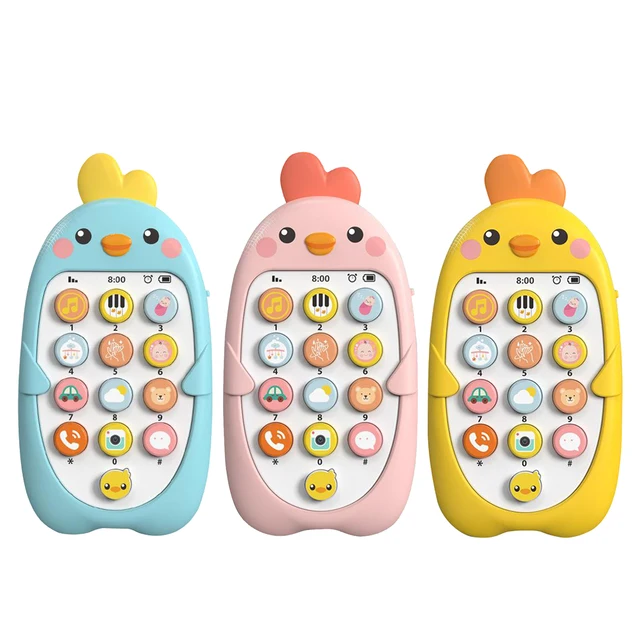 Remote Control Musical Toys Learning Phone Toy Baby Early Education Props 1