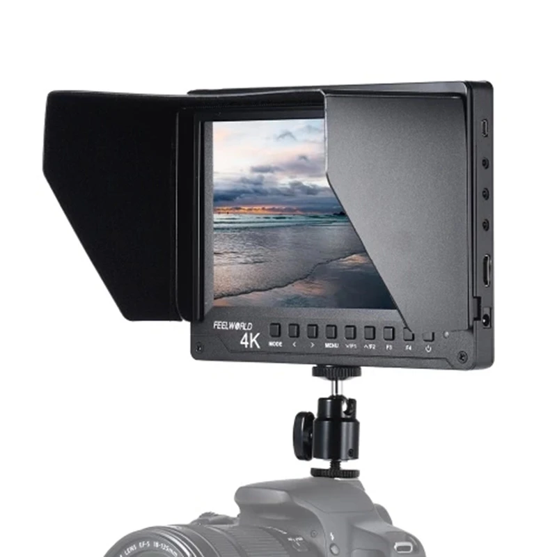 OPQ-Feelworld A737 7 дюймов ips поле Камера монитор 1920x1200 видео в формате Full HD Дисплей/HD AV в/Поддержка 4K сигнала гистограммы 1200