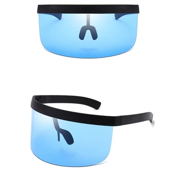 

One-piece Large Lens Anti-peeping And Anti-foaming Protective Sunglasses Fashion Outdoor Anti-ultraviolet Sunglasses