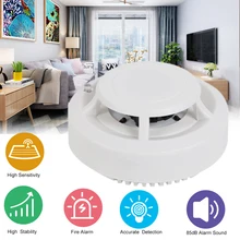 Детектор дыма фотоэлектрический датчик дыма домашняя система безопасности независимый Тип беспроводной датчик дыма пожарный датчик