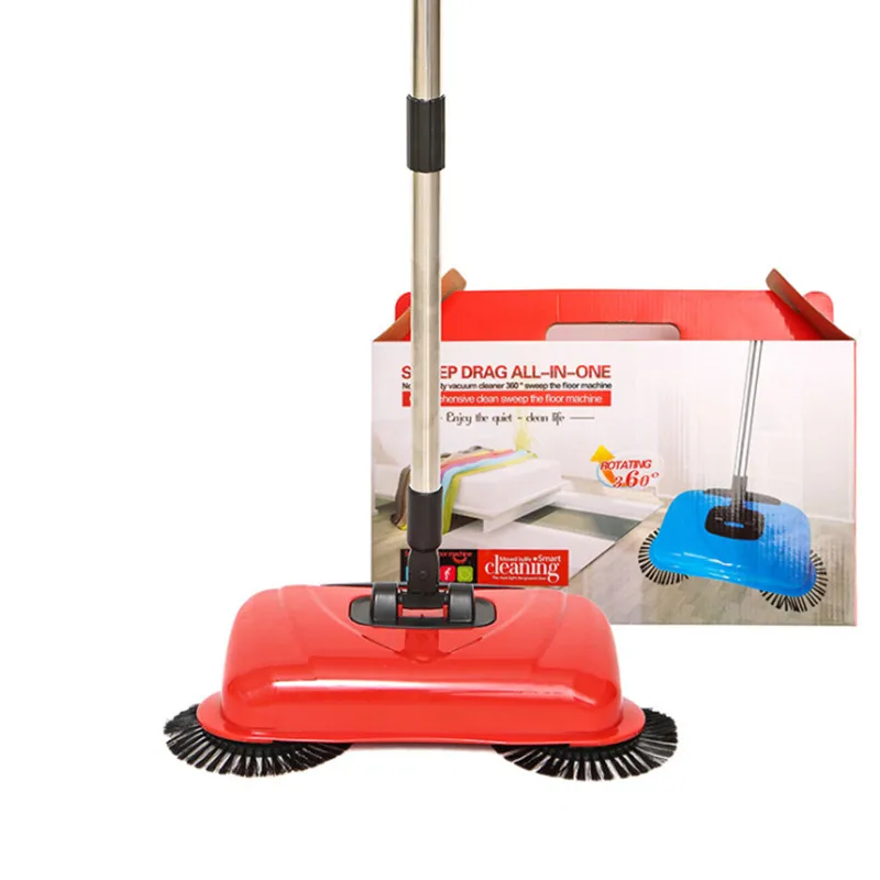 

Stainless Steel Sweeping Machine Hand Push Magic Broom Household Cleaning Sweeper mop
