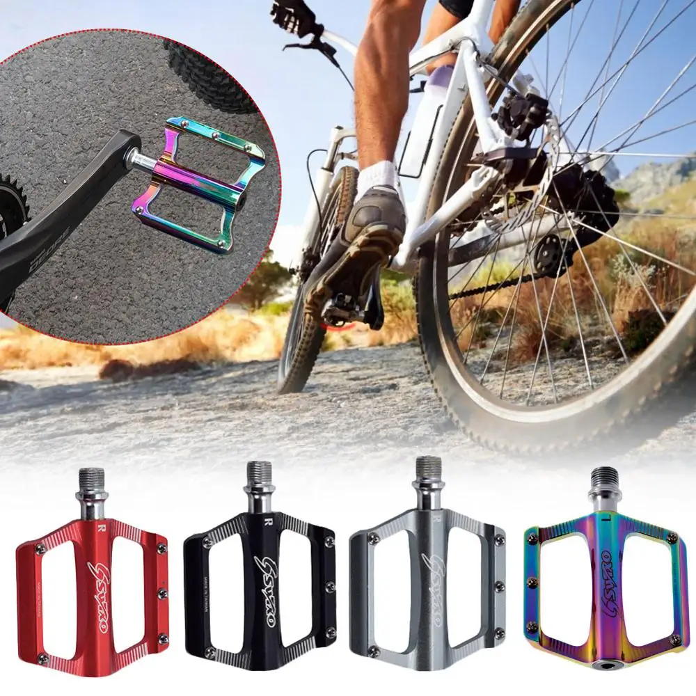 

Bike Pedal Quick Release Road Bicycle aluminum alloy Pedal Anti-slip Ultralight Pedals Bearings Pedale Bike Accessories