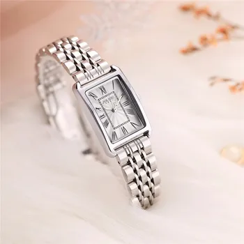 Luxury Classic Women's Watch Japan Mov't Lady Hours Fine Fashion Stainless Steel Bracelet Clock Girl's Cute Gift Julius Box