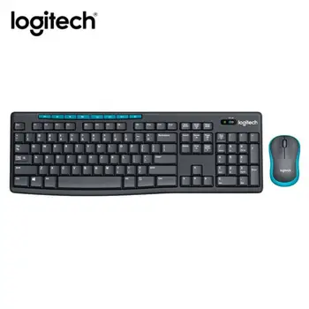 

Logitech MK275 USB Wireless 1000DPI Keyboard Waterproof with Multimedia Function Key Optical Ergonomic PC Mouse Combos