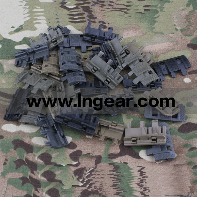 Новая 32 шт. рукавица тактический пистолет аксессуары Weaver Picatinny каучук Quad Rail