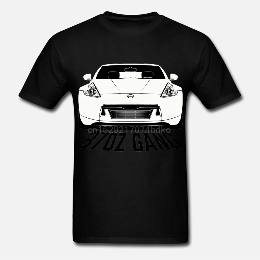 Футболка NISSAN 370Z мужская повседневная хлопок модная рубашка с коротким рукавом