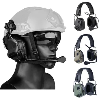 

Tactical Headset Military Ear Protection Headphone Airsoft Headset Anti-noise Earmuff Army Paintball Headphone for Hunting