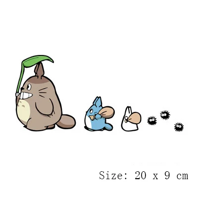 

Funny Creative Cartoon Classical Vinyl Film My Neighbor Totoro with Oak Seeds Car Styling Decorations Car Whole Body Stickers