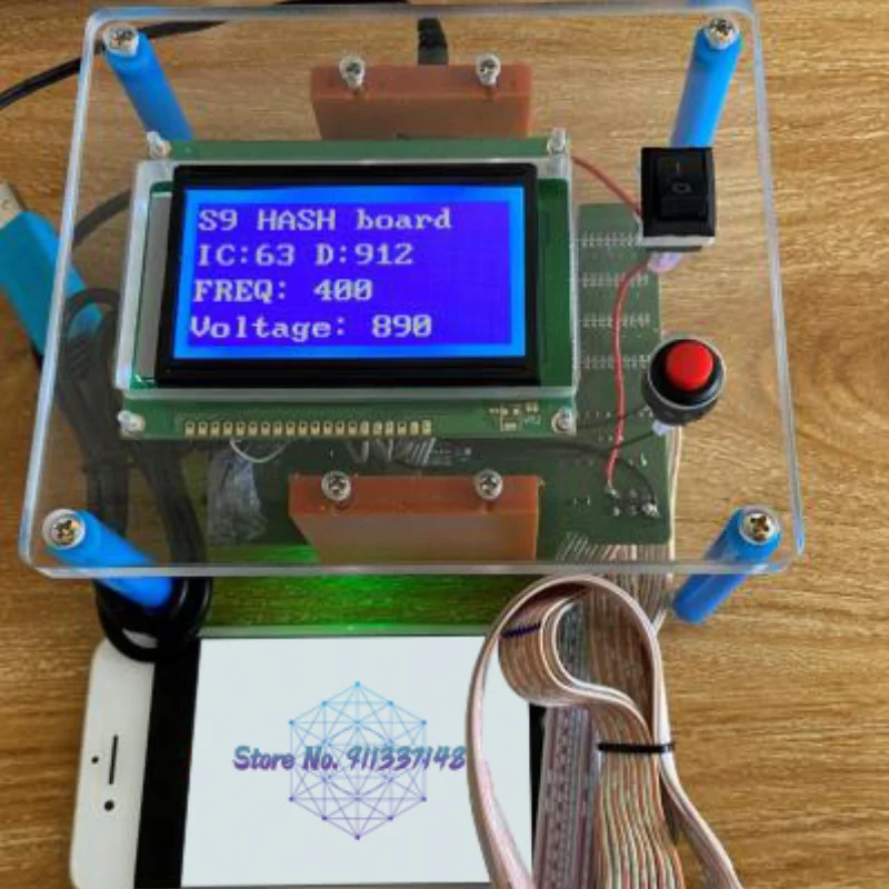 

Full set Test Fixture hash board hashboard tester For Antminer S9 S9i S9j T9 T9+ S9K / S9 SE Replace chip BM1387 BM1387B