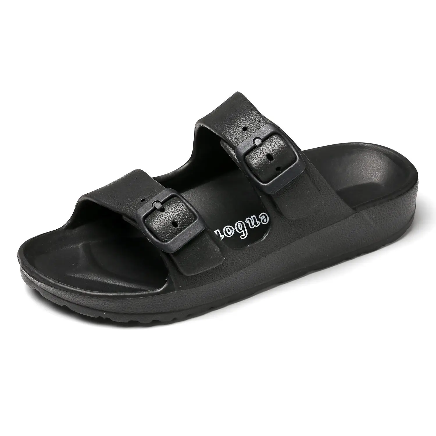 Оригинальные удобные женские классические сандалии; летняя обувь для пляжного отдыха; повседневные шлепанцы для душа - Цвет: Черный