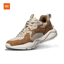 Xiaomi Mijia/тренд; обувь в стиле ретро из старой кожи; повседневная обувь с прострочкой; удобная мужская обувь для бега
