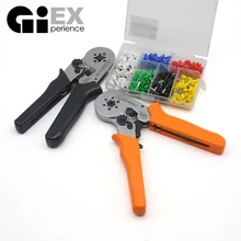 6-6 0,25-6 мм 23-10AWG шестигранник и 10S 0,25-10 мм 23-7AWG четырехсторонняя трубка обжимные клещи обжимные ручные инструменты HSC8