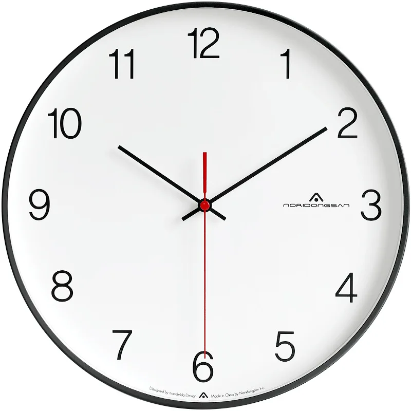 

Modern Living Room Wall Clock Mute Fashion Bedroom Clock Nordic Creative Christmas Gift Wall Watches Home Decor 6W781