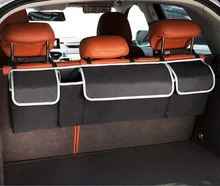 Car Trunk Organizer Pockets Large Capacity  Universal Back Seat Storage Bag Auto Stowing Tidying Auto Storage Organizer Box