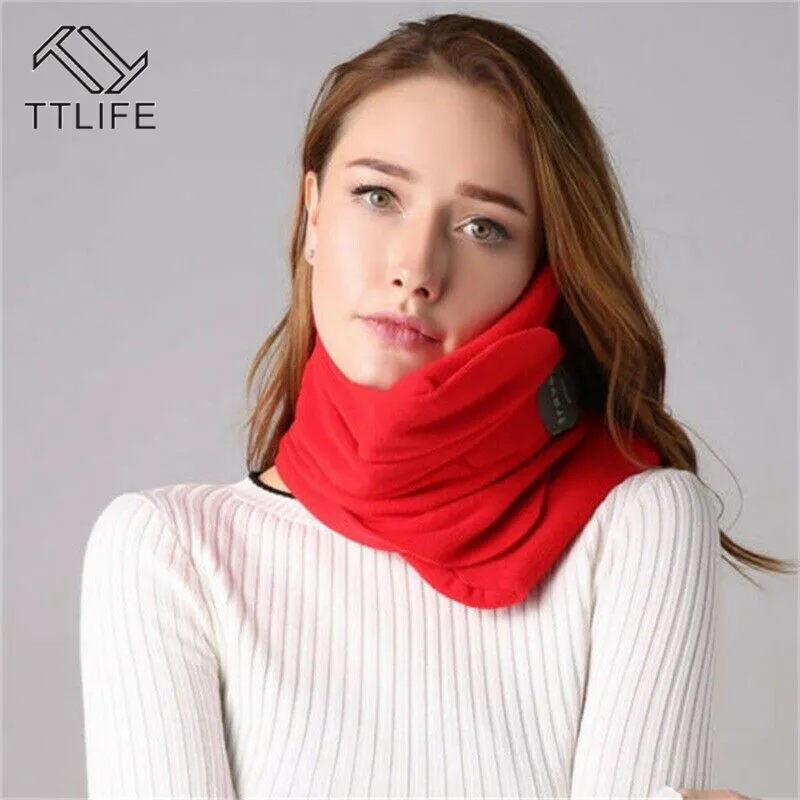 

TTLIFE Travel Pillow Scientifically Proven Super Soft Neck Support Travel Pillow Gift Airplane Pillow Body Pillow