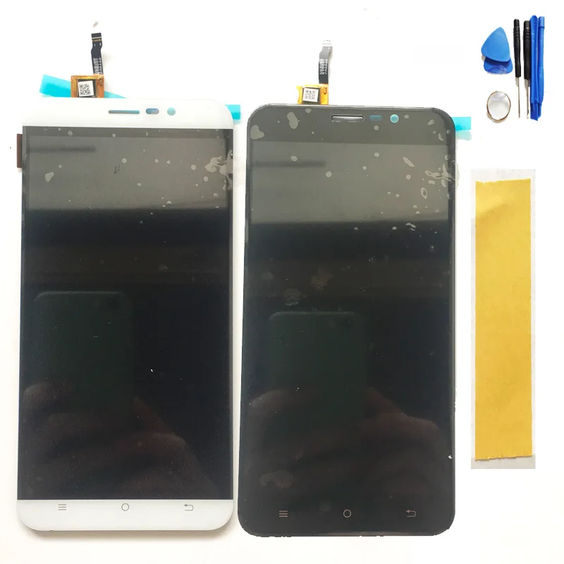 

New For Cubot Dinosaur LCD Display With Touch Screen Digitizer Assembly Touch Panel Replacement +Tools Black White Color