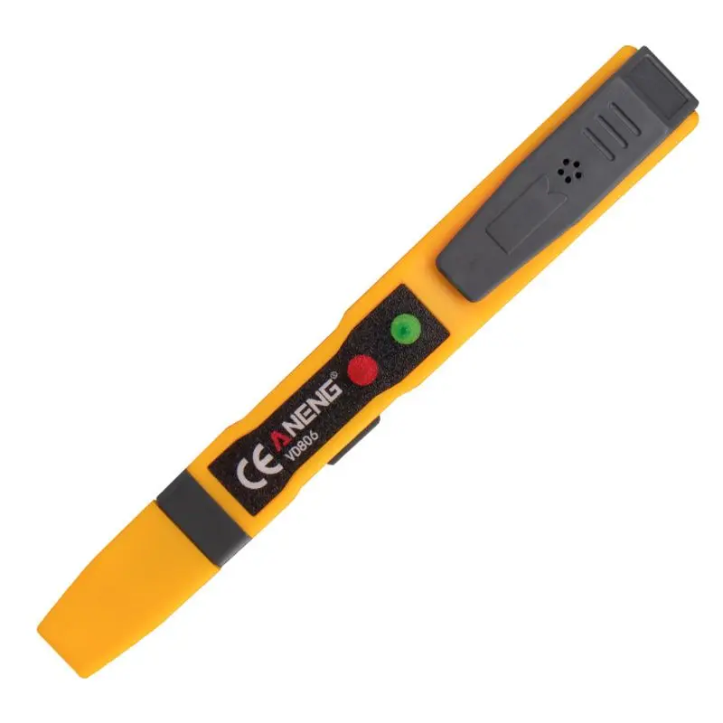 

AC Voltage Detector Pen Non-contact Inductive AC/DC Voltage Tester w Sound Light