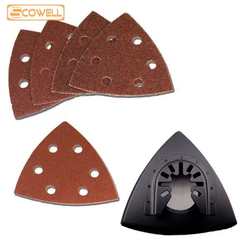 

30% Off Sanding Paper Triangular Sanding Pad Accessories Suit for Oscillating Power Multi Tool Saw Blade for Fein Dremel Tools