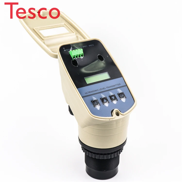 

4-20ma rs485 5m fuel ultrasonic level sensor lcd ultrasonic fuel level sensor 24v /12v power supply